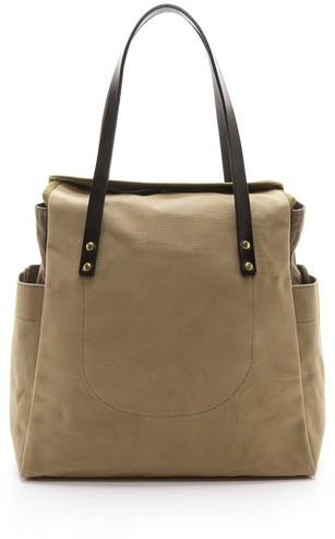 Southern Field Industries Waxed Canvas Px Tote, $180 | East Dane