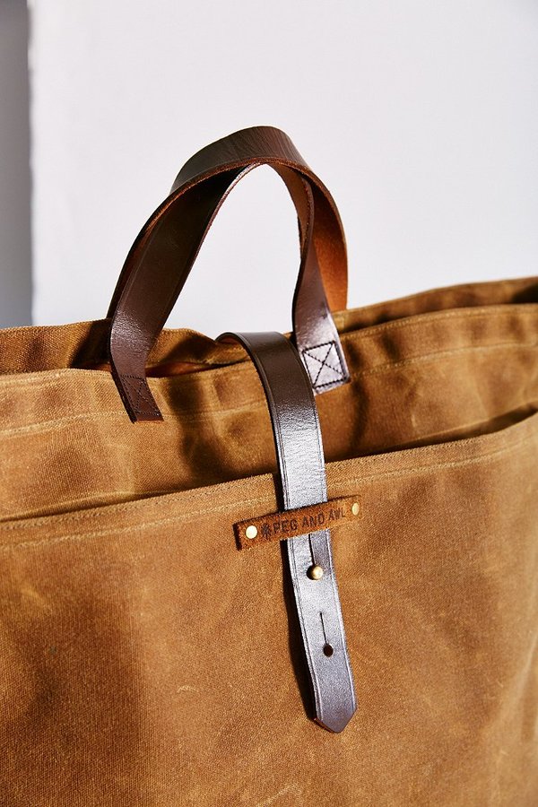 Waxed Canvas Bag – Peg and Awl