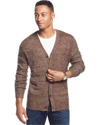 Club Room Allover Textured Farisle Cardigan Only At Macys