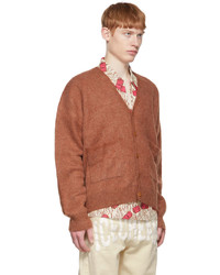 Icecream Brown Nylon Cardigan