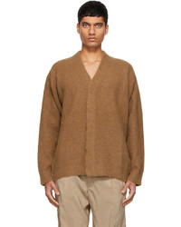Lemaire Brown Oversized Cardigan