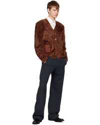 Acne Studios Brown Relaxed Fit Cardigan