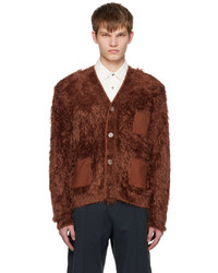 Acne Studios Brown Relaxed Fit Cardigan