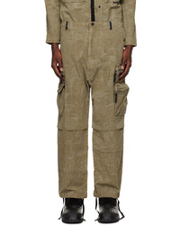 Nemen Khaki Java Multipocket Parachute Cargo Pants