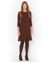 Brown Casual Dress