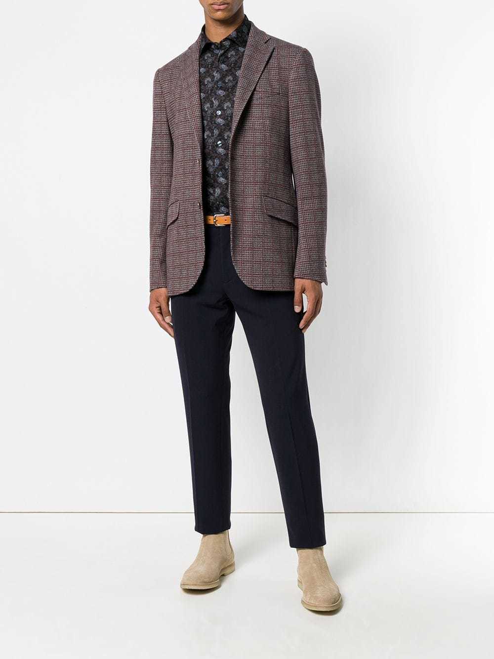 Etro Classic Checked Blazer, $616 | farfetch.com | Lookastic