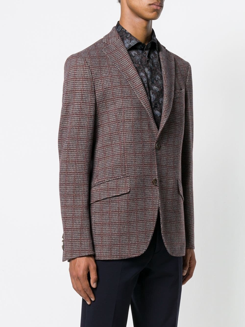 Etro Classic Checked Blazer, $616 | farfetch.com | Lookastic