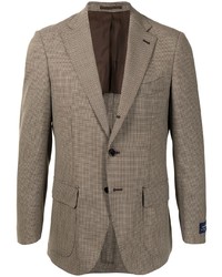 Man On The Boon. Houndstooth Check Pattern Jacket