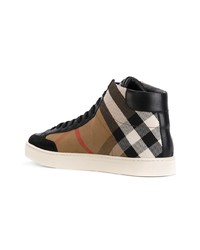 Burberry Checked Hi Tops