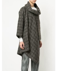 Issey Miyake Vintage Plaid Knitted Coat