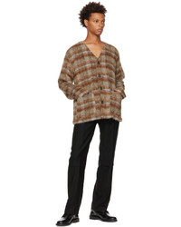 Our Legacy Brown Check Cardigan