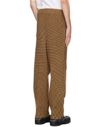 Isa Boulder Beige Delusion Check Trousers