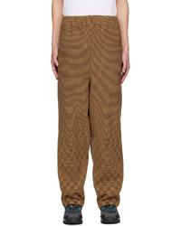 Isa Boulder Beige Delusion Check Trousers