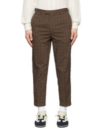 Beams Plus Brown Polyester Trousers
