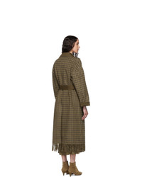 Nanushka Brown Wool Alamo Coat