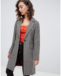 New Look Check Tailored Coat Pattern