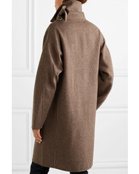 Vanessa Bruno John Checked Wool And Cashmere Blend Coat