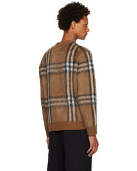 Burberry Brown Check Sweater