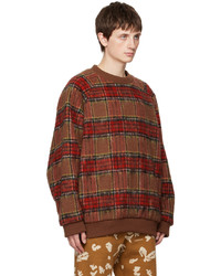 Undercover Brown Check Sweater