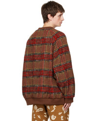 Undercover Brown Check Sweater