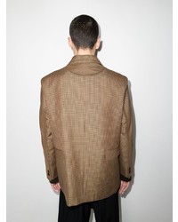 Andersson Bell Check Pattern Double Breasted Jacket