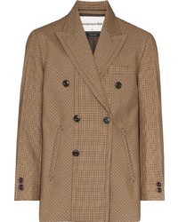 Andersson Bell Check Pattern Double Breasted Jacket