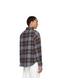 Remi Relief Brown Jazz Checkered Shirt