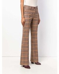 P.A.R.O.S.H. Checkered High Waisted Trousers