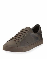 Burberry Ritson Pvc Check Leather Low Top Sneaker