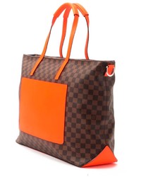 Louis Vuitton Pre Owned Brown Damier Ebene Canvas Cabas Tote