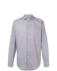 Canali Checked Fitted Shirt