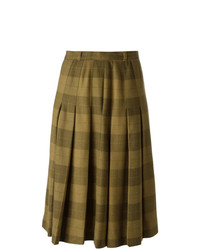 Jean Louis Scherrer Vintage Check Skirt
