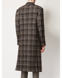 Thom Browne Long Checked Overcoat