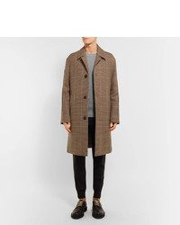 Wooyoungmi Prince Of Wales Checked Wool Overcoat