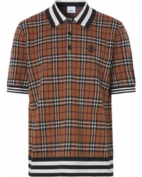 Burberry Check Wool Jacquard Polo Shirt