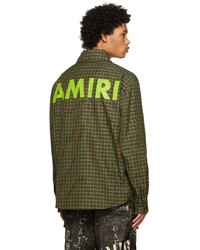 Amiri Green Overshirt Jacket