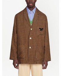 Gucci Notched Lapel Single Breasted Jacket