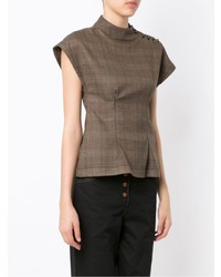 Lilly Sarti Checkered Pattern Blouse Unavailable