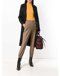 Twin-Set Checked Tapered Trousers