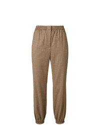 Twin-Set Checked Tapered Trousers