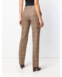 Pt01 Plaid Slim Tailored Trousers