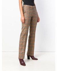 Pt01 Plaid Slim Tailored Trousers