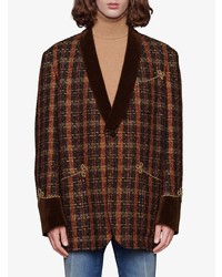Gucci Checked Tweed Blazer