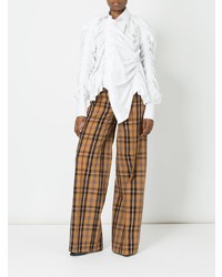 Rokh Checked Palazzo Trousers