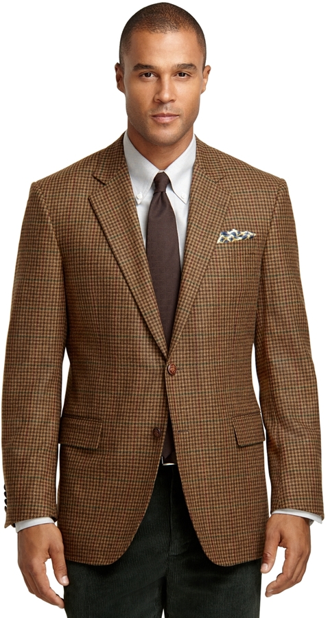 Brooks Brothers Madison Fit Brown Check With Deco Sport Coat | Where to ...