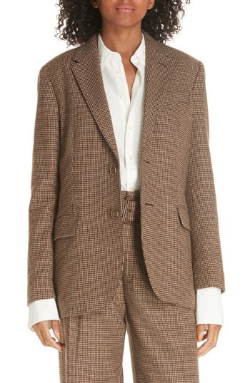 Polo Ralph Lauren Houndstooth Check Wool Blend Blazer, $448 | Nordstrom |  Lookastic