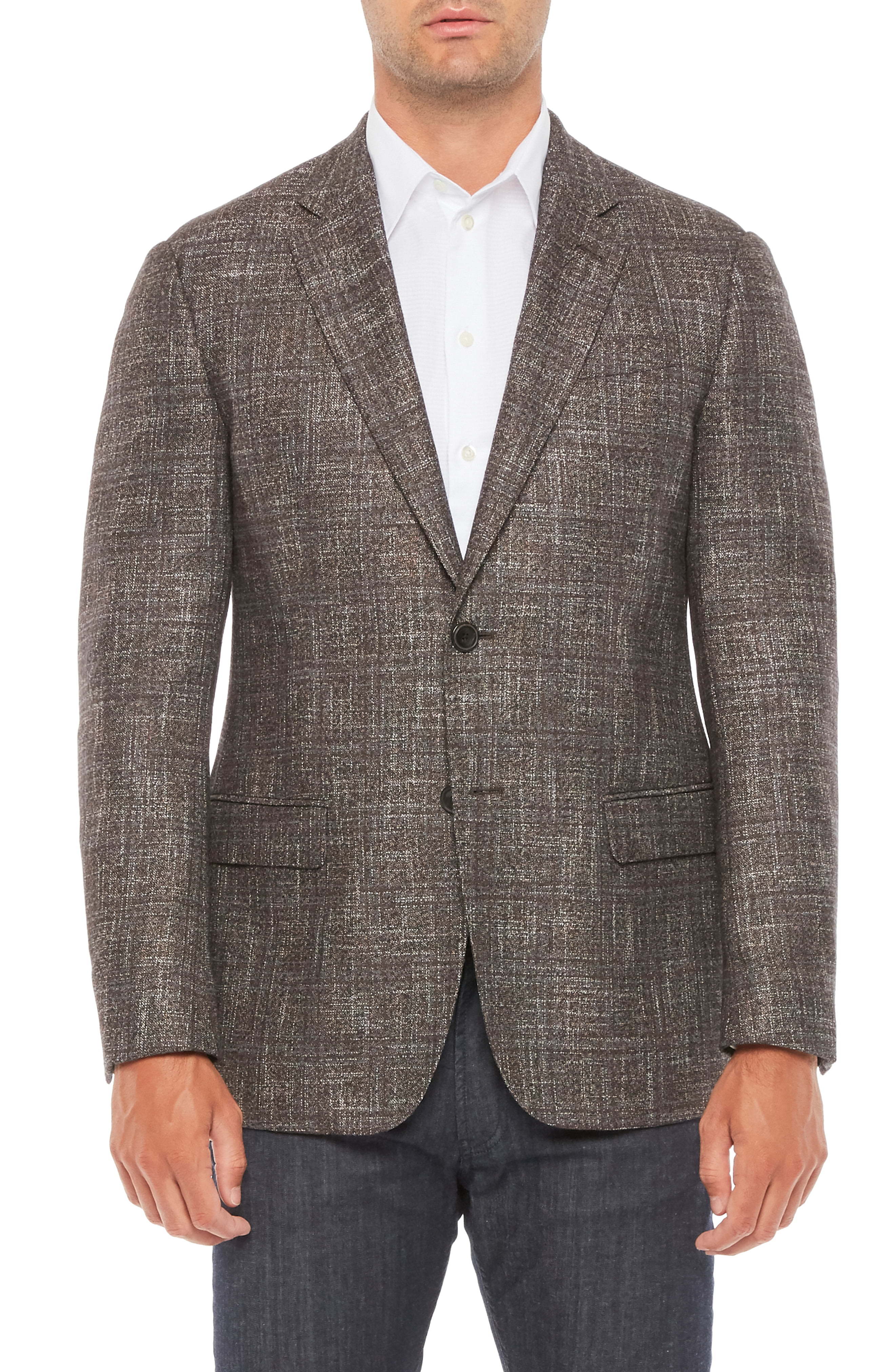 Emporio Armani Textured Wool Blend Sport Coat, $747 | Nordstrom | Lookastic