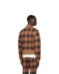 Gucci Brown Wool Cut And Sewn Jacket