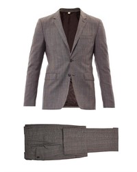 Burberry London Stirling Check Wool Suit