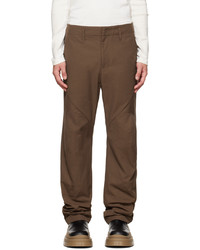 Post Archive Faction PAF Brown 50 Trousers